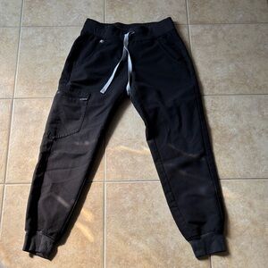 Figs Black Jogger Pants